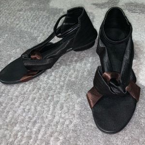 Black and Brown Sandals